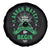 Funny St Patrick's Day Pirate Spare Tire Cover Arrgh Matey Let The Shenanigans Begin Shamrock