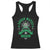 Funny St Patrick's Day Pirate Racerback Tank Top Arrgh Matey Let The Shenanigans Begin Shamrock