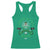 Funny St Patrick's Day Pirate Racerback Tank Top Arrgh Matey Let The Shenanigans Begin Shamrock