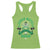 Funny St Patrick's Day Pirate Racerback Tank Top Arrgh Matey Let The Shenanigans Begin Shamrock