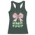 Not Lucky Just Blessed Racerback Tank Top Blessed Christian Shamrocks St Patricks Day Coquette