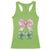 Not Lucky Just Blessed Racerback Tank Top Blessed Christian Shamrocks St Patricks Day Coquette