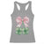 Not Lucky Just Blessed Racerback Tank Top Blessed Christian Shamrocks St Patricks Day Coquette