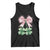 Not Lucky Just Blessed Tank Top Blessed Christian Shamrocks St Patricks Day Coquette