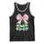 Not Lucky Just Blessed Tank Top Blessed Christian Shamrocks St Patricks Day Coquette