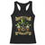 Funny St Patrick's Day Irish Beer Drinking Racerback Tank Top 0% Irish 100% Drunk Skull