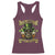 Funny St Patrick's Day Irish Beer Drinking Racerback Tank Top 0% Irish 100% Drunk Skull