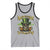 Funny St Patrick's Day Irish Beer Drinking Tank Top 0% Irish 100% Drunk Skull