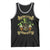 Funny St Patrick's Day Irish Beer Drinking Tank Top 0% Irish 100% Drunk Skull