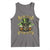 Funny St Patrick's Day Irish Beer Drinking Tank Top 0% Irish 100% Drunk Skull