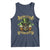 Funny St Patrick's Day Irish Beer Drinking Tank Top 0% Irish 100% Drunk Skull