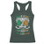 Funny Warning May Be Prone To Shenanigans And Malarkey Racerback Tank Top St Patrick's Day Celtic Shamrock