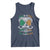 Funny Warning May Be Prone To Shenanigans And Malarkey Tank Top St Patrick's Day Celtic Shamrock