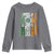 St Patrick's Day Black Irish Youth Sweatshirt Vintage American Flag Celtic Cross