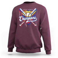 Venezuela Champions 2026 Sweatshirt Baseball Lover Home Plate Drip