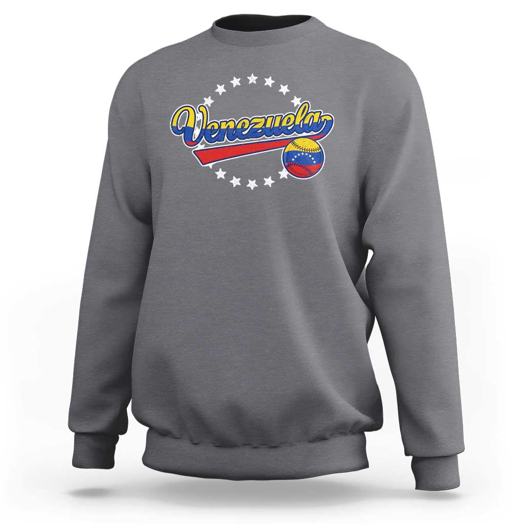 Venezuela Baseball Jersey Venezuelan Sport Fan Sweatshirt