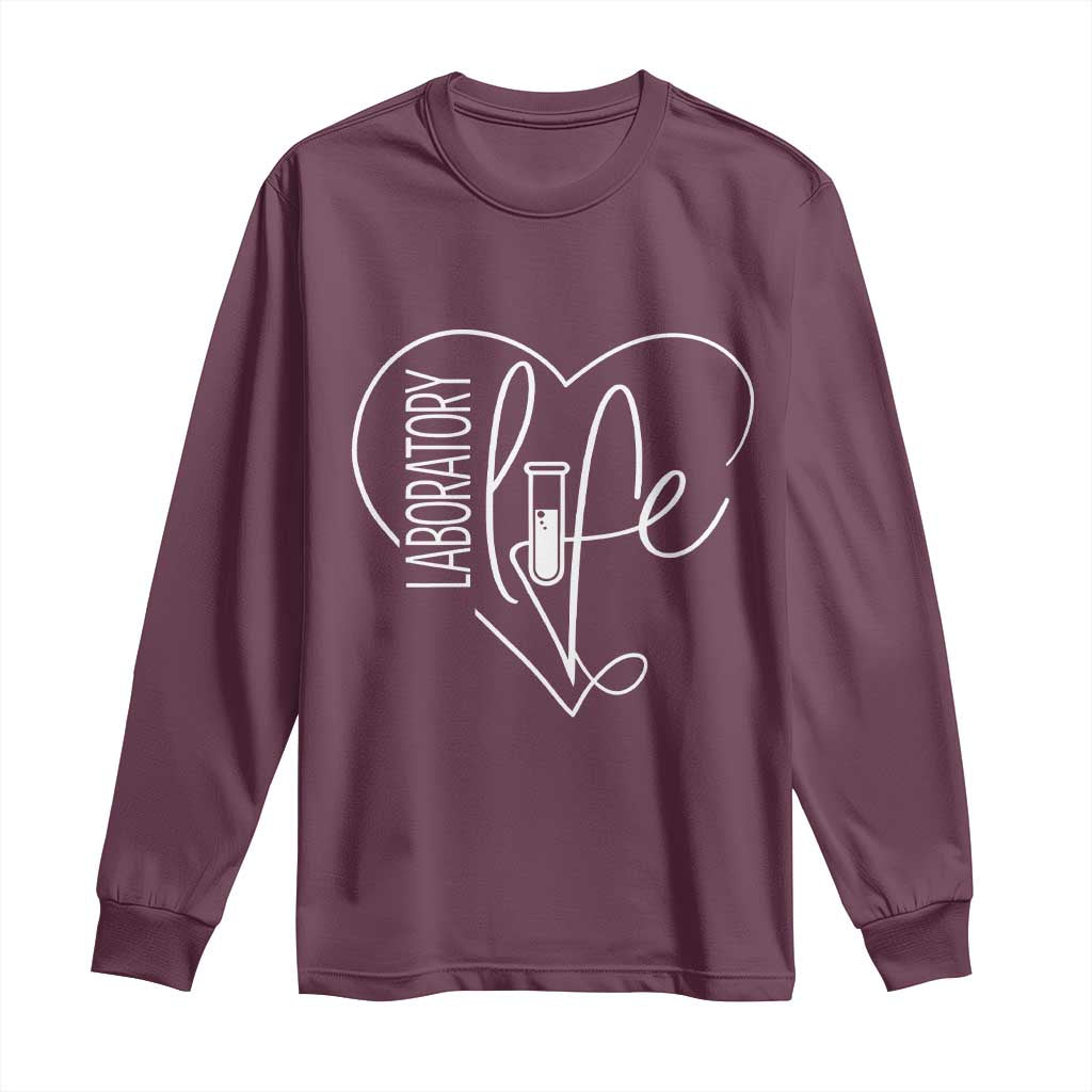 Funny Laboratory Life Lab Chemistry Scientist Long Sleeve Shirt