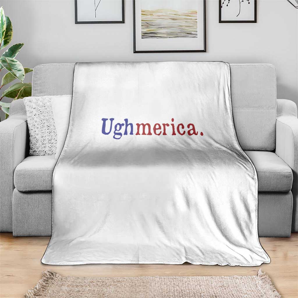 Ughmerica Liberal 4th of July Political Independence Day Throw Blanket