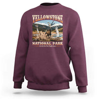 Yellowstone National Park Do Not Pet The Fluffy Cows Sweatshirt