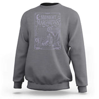 Midnight Margaritas Witch Halloween Cocktail Sweatshirt Funny Magic Tequila Lover