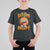 Funny Halloween Football T Shirt For Kid Tis The Season To Be Creepy Pumpkin American Football Bat - Wonder Print Shop