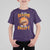 Funny Halloween Football T Shirt For Kid Tis The Season To Be Creepy Pumpkin American Football Bat - Wonder Print Shop