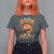 Funny Halloween Football T Shirt For Women Tis The Season To Be Creepy Pumpkin American Football Bat - Wonder Print Shop