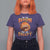 Funny Halloween Football T Shirt For Women Tis The Season To Be Creepy Pumpkin American Football Bat - Wonder Print Shop