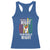 Martin Luther King Quote Racerback Tank Top The Time Is Always Right To Do What Is Right Hand Fist