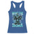 Funny What The Sigma Racerback Tank Top Alpha Wolf Oddly Specific Thunder Meme