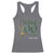 Personalized 100TH Day Of School Football Racerback Tank Top Custom Text I Tackled 100 Days Of School