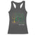 Personalized 100TH Day Of School Football Racerback Tank Top Custom Text I Tackled 100 Days Of School