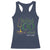 Personalized 100TH Day Of School Football Racerback Tank Top Custom Text I Tackled 100 Days Of School