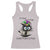 Funny Mardi Gras Cat Racerback Tank Top It's Fine I'm Fine Everything Is Fine Jester Hat Beads