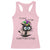 Funny Mardi Gras Cat Racerback Tank Top It's Fine I'm Fine Everything Is Fine Jester Hat Beads