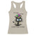 Funny Mardi Gras Cat Racerback Tank Top It's Fine I'm Fine Everything Is Fine Jester Hat Beads