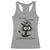 Funny Mardi Gras Cat Racerback Tank Top It's Fine I'm Fine Everything Is Fine Jester Hat Beads