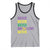 Funny Mardi Gras Drinking Tank Top Retro Beads Beer Carnival Party