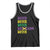 Funny Mardi Gras Drinking Tank Top Retro Beads Beer Carnival Party