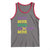 Funny Mardi Gras Drinking Tank Top Retro Beads Beer Carnival Party