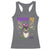 Funny Mardi Gras Mississippi Deer Racerback Tank Top Throw Me Something Mister Beads