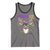 Funny Mardi Gras Mississippi Deer Tank Top Throw Me Something Mister Beads