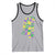 Funny Mardi Gras Mississippi Map Coquette Bow Tank Top