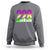 Funny Mardi Gras In Biloxi Mississippi Sweatshirt 228 Skyline Area Code