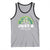 Funny St Patrick's Day Nurse Tank Top Just A Little Pinch Rainbow Shamrock