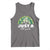 Funny St Patrick's Day Nurse Tank Top Just A Little Pinch Rainbow Shamrock