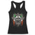 Funny Irish Warrior Racerback Tank Top Vintage Skull Celtic Cross Ireland Flag