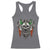 Funny Irish Warrior Racerback Tank Top Vintage Skull Celtic Cross Ireland Flag