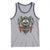 Funny Irish Warrior Tank Top Vintage Skull Celtic Cross Ireland Flag