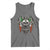 Funny Irish Warrior Tank Top Vintage Skull Celtic Cross Ireland Flag